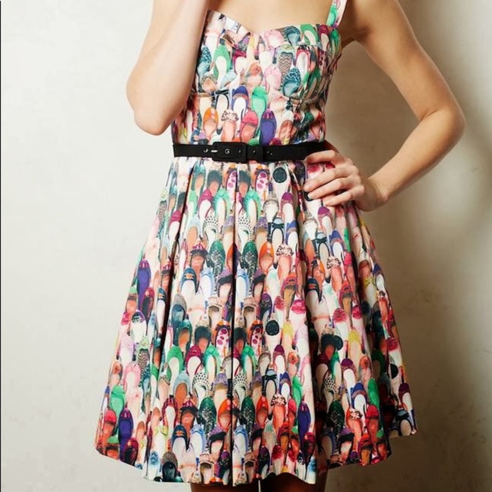 RARE!! Eva Franco “Well Heeled” dress Anthro